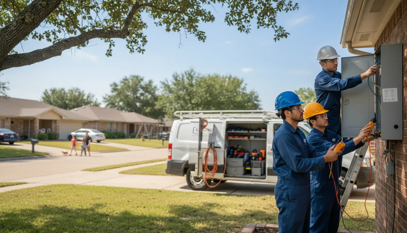 Certified electrician providing emergency electrical services in Valyermo, CA